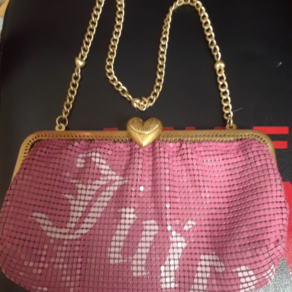 Juicy Couture  Pink Mesh clutch